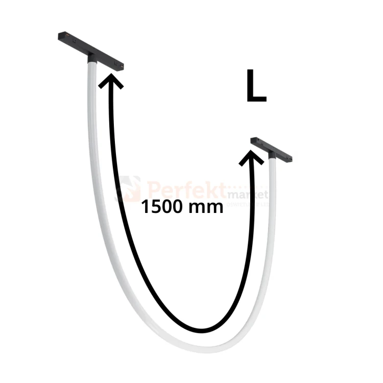 System magnetyczny SHIFT oprawa LED SHIFT NEON FLEX TUBE L 48V wymiary perfektmarket.webp