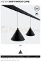 lampa wisząca magnetyczna hangit cone SHIFT 48V perfektmarket.webp