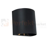 Oprawa elewacyjna ścienna LED GEMINI BEAMS czarna 10W 3000K Lutec 5104006012.webp