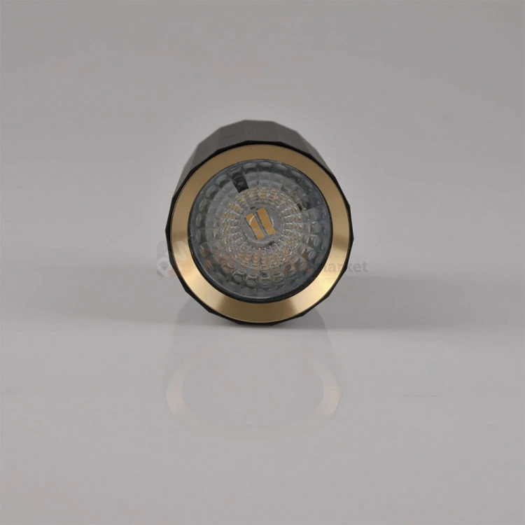 Oprawa natynkowa TUBA spot 1xGU10 NICEA czarno-złota - front