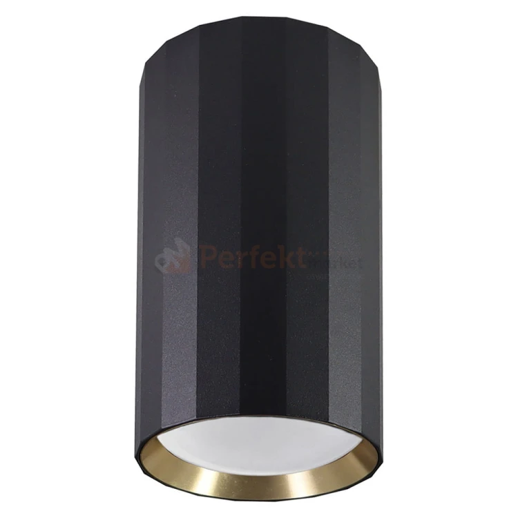 Oprawa natynkowa TUBA spot 1xGU10 NICEA czarno-złota