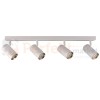 Listwa ścienno-sufitowa 4xGU10 NICEA biało-złota - lampa spotlight