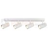 Listwa ścienno-sufitowa 4xGU10 NICEA biało-złota - lampa spotlight