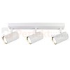 Listwa ścienno-sufitowa 3xGU10 NICEA biało-złota - trzypunktowa lampa LED
