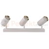 Listwa ścienno-sufitowa 3xGU10 NICEA biało-złota - trzypunktowa lampa LED
