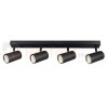 Listwa ścienno-sufitowa 4xGU10 NICEA czarno-złota - lampa LED spotlight