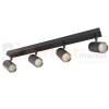 Listwa ścienno-sufitowa 4xGU10 NICEA czarno-złota - lampa LED spotlight