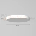 Italux Orbital plafon LED biały 60 cm 3000K 5361-860RC-WH-3 wymiary perfektmarket.webp