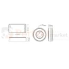 Zestaw MiBoxer do taśm LED MONO CCT pilot RF 2.4GHz FUT035SA+ wymiary perfektmarket.webp
