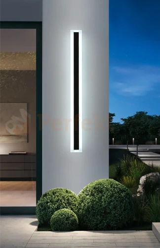 Lampa ścienna zewnętrzna liniowa na elewację 120cm LED Durango 22W 2200lm 4500K czarna IP65 NEW! PERFEKT MARKET OLSZTYN