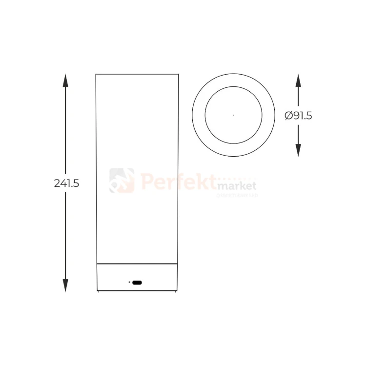lampa zewnętrzna przenośna stołowa ESTERNO 2 1002 ip54 zuma line detail 7 perfektmarket olsztyn.webp