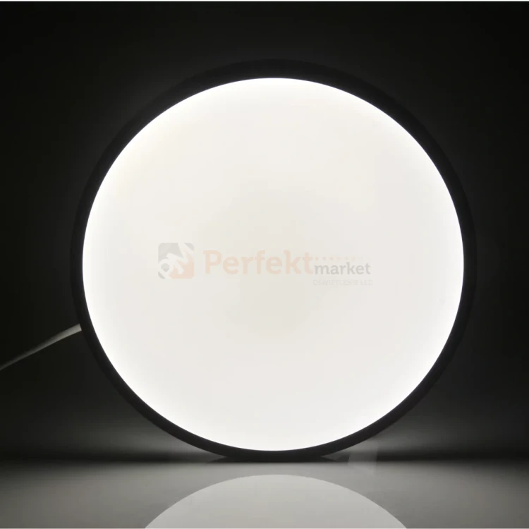 Plafon LED czarny KERN 40 cm okrągły 4000K 24W perfektmarket.webp