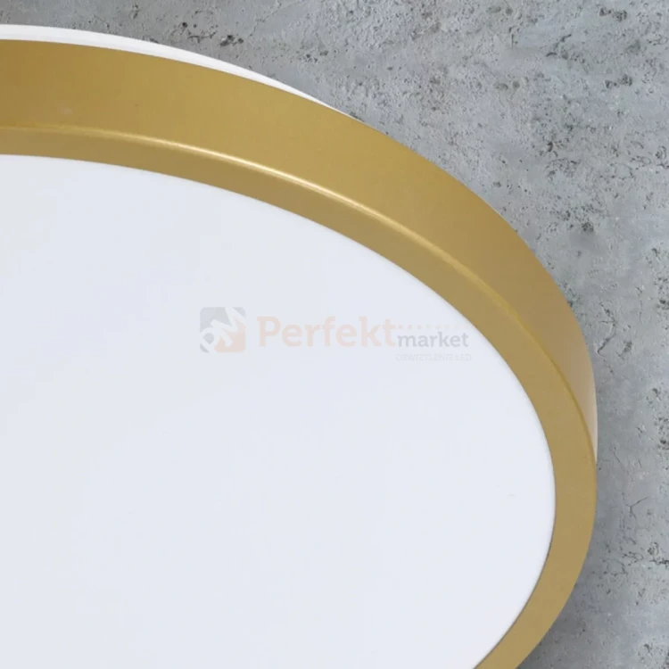 Plafon LED złoty KERN 40 cm okrągły 4000K 24W 2 perfektmarket.webp