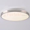 Plafon LED srebrny nikiel KERN 40 cm okrągły 4000K 24W 1 perfektmarket.webp