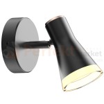 Kinkiet spot skandynawski LED 3000K BERG czarny Polux / Goldlux