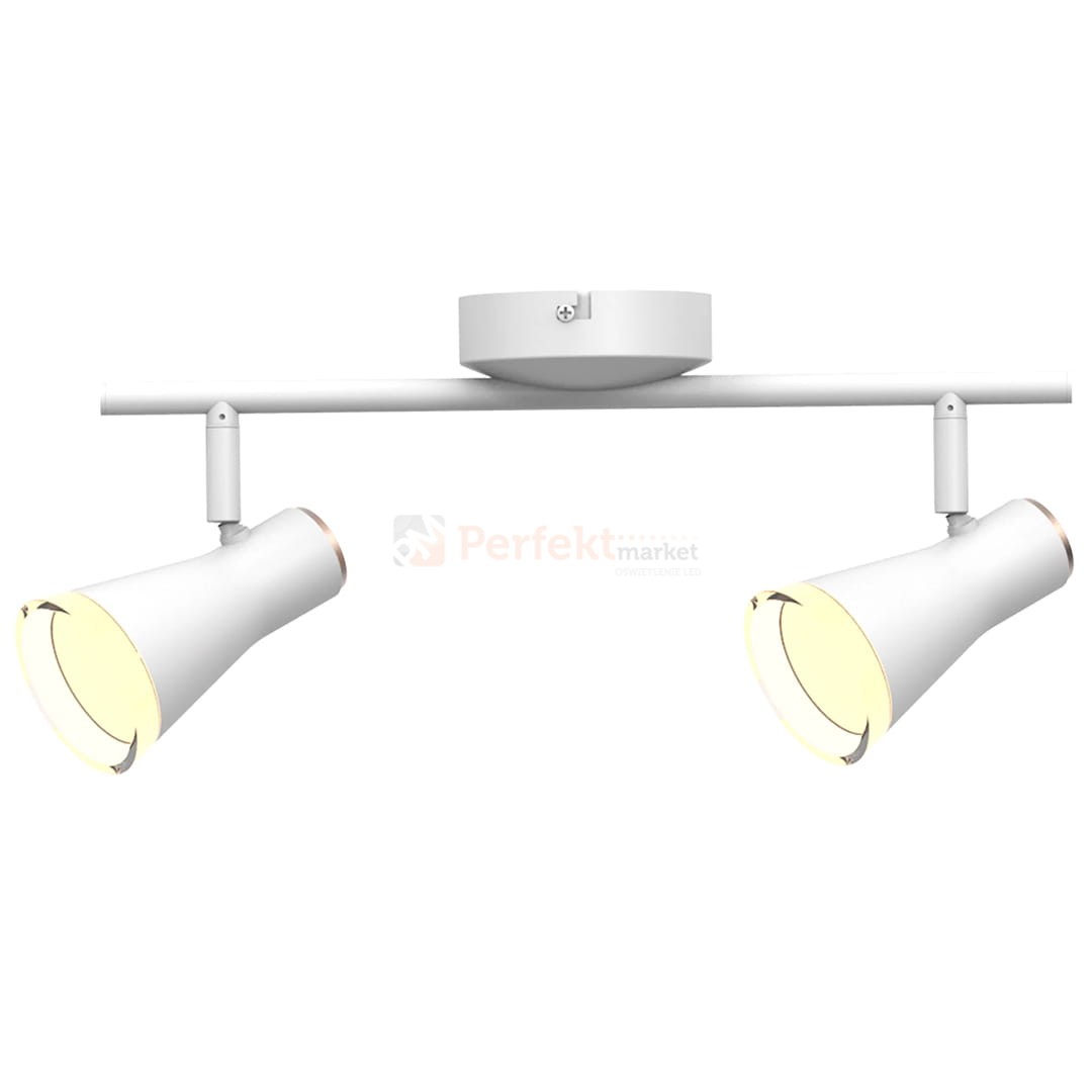 Kinkiet lampa sufitowa spot typu skandynawskiego LED 3000K marki Berg z wbudowanym źródłem światła w kolorze białym