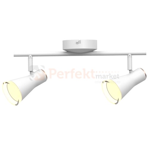 Kinkiet lampa sufitowa spot typu skandynawskiego LED 3000K marki Berg z wbudowanym źródłem światła w kolorze białym