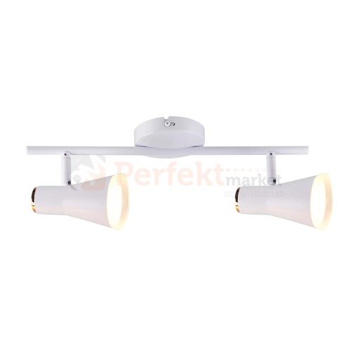 Kinkiet lampa sufitowa spot typu skandynawskiego LED 3000K marki Berg z wbudowanym źródłem światła w kolorze białym