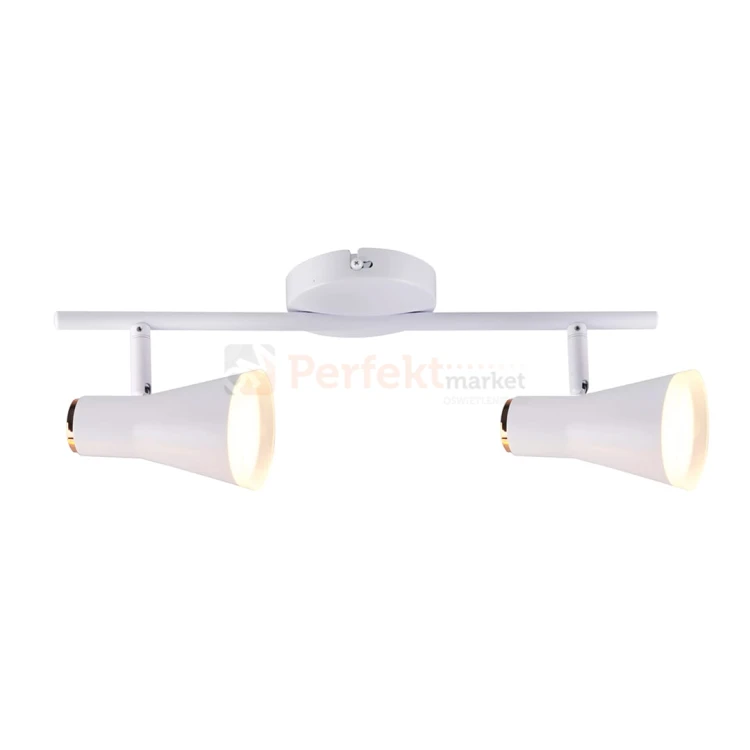 Kinkiet lampa sufitowa spot typu skandynawskiego LED 3000K marki Berg z wbudowanym źródłem światła w kolorze białym