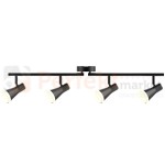 Kinkiet lampa sufitowa spot typu skandynawskiego LED 3000K marki Berg z wbudowanym źródłem światła w kolorze czarnym