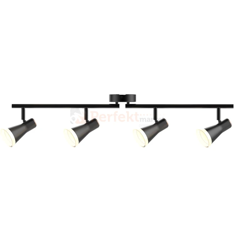 Kinkiet lampa sufitowa spot typu skandynawskiego LED 3000K marki Berg z wbudowanym źródłem światła w kolorze czarnym