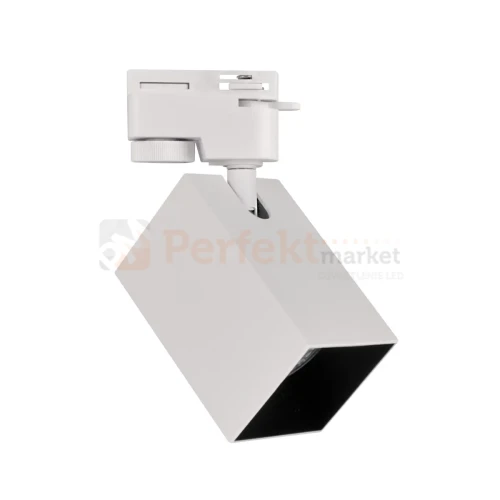 Oprawa SQUARE GU10 na szynę 1 fazową TRACK 1F HQ 230V biała 321749 perfektmarket.webp