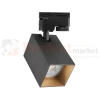 Oprawa SQUARE GU10 na szynę 1 fazową TRACK 1F HQ 230V czarna 321756 perfektmarket.webp