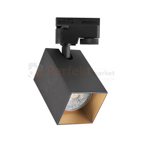 Oprawa SQUARE GU10 na szynę 1 fazową TRACK 1F HQ 230V czarna 321756 perfektmarket.webp