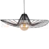 Lampa wisząca kapelusz ABANO czarna 50 cm E27 perfektmarket 1.webp