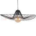 Lampa wisząca kapelusz ABANO czarna 50 cm E27 perfektmarket 1.webp