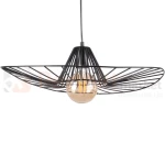 Lampa wisząca kapelusz ABANO czarna 50 cm E27 perfektmarket 1.webp