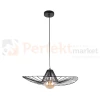Lampa wisząca kapelusz ABANO czarna 50 cm E27 perfektmarket 2.webp