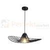 Lampa wisząca kapelusz ABANO czarna 50 cm E27 perfektmarket.webp