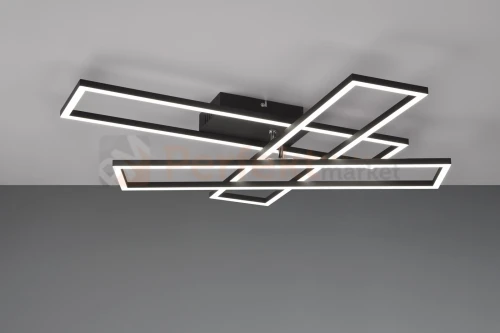 Lampa sufitowa LED CORSO RL czarna pilot CCT ściemnialna R64423132 perfektmarket olsztyn.webp