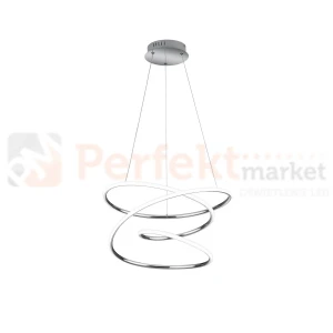 Lampa wisząca LED BOLOGNA RL srebrna chrom 4000K R37051106