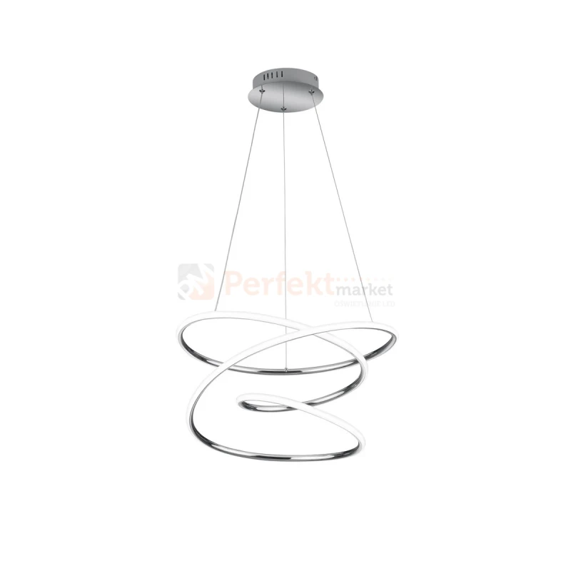 Lampa wisząca LED BOLOGNA RL srebrna chrom 4000K R37051106 wymiary perfektmarket.webp