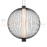Lampa wisząca KYOTO czarna LED 54 cm  nowoczesna ML0527 perfektmarket 1.webp