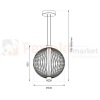 Lampa wisząca KYOTO czarna LED 54 cm  nowoczesna ML0527 wymiary perfektmarket.webp