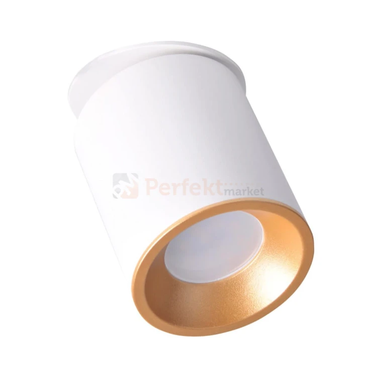 Oprawa podtynkowa regulowana Haron GU10 biało złota 314215 - ruchomy spotlight