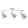 Lampa listwa spot skandynawski 3xE14 Niko biała Polux 310996 - regulowane kinkiety w stylu industrialnym / loftowym