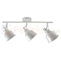 Lampa listwa spot skandynawski 3xE14 Niko biała Polux 310996 - regulowane kinkiety w stylu industrialnym / loftowym