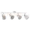Lampa listwa spot skandynawski 4xE14 Niko biała Polux 311009- regulowane kinkiety, mały gwint LED - styl loftowym / industrialnym
