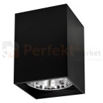 Oprawa natynkowa downlight Jupiter K11 E27 kwadratowa czarna - nowoczesna lampa