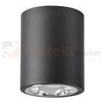 Oprawa natynkowa downlight Jupiter / CERES 10C E27 okrągła czarna - nowoczesna lampa spot