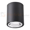 Oprawa natynkowa downlight Jupiter / CERES 10C E27 okrągła czarna - nowoczesna lampa spot
