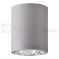 Oprawa natynkowa downlight Jupiter / CERES 10S E27 okrągła szara - nowoczesna lampa spot