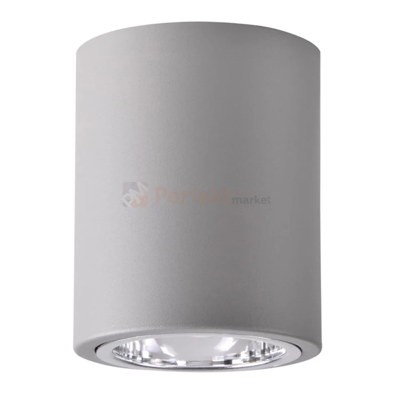 Oprawa natynkowa downlight Jupiter / CERES 10S E27 okrągła szara - nowoczesna lampa spot - schemat