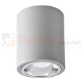 Oprawa natynkowa downlight Jupiter / CERES 10S E27 okrągła szara - nowoczesna lampa spot
