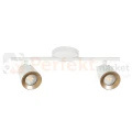 Lampa LED Ficudi biała podwójna 2x6W ścienno-sufitowa regulowana nowowoczesna listwa
