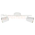 Lampa LED Ficudi biała podwójna 2x6W ścienno-sufitowa regulowana nowowoczesna listwa